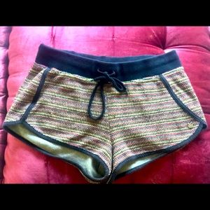 Juicy Retro Striped Athletic Shorts